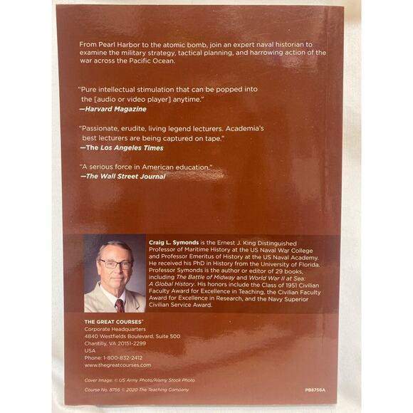 Great Courses World War II Pacific Theater 4 Discs & Guidebook Transcript - Picture 5 of 7